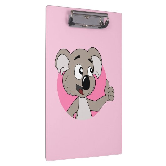 Koala beer cartoon klembord (Rechts)