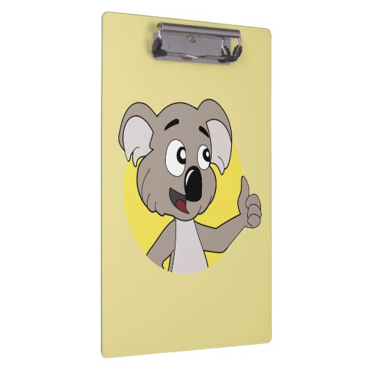 Koala beer cartoon klembord (Rechts)