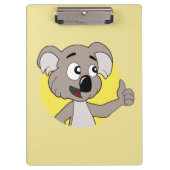 Koala beer cartoon klembord (Voorkant)