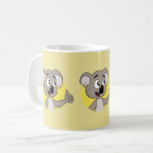 Koala beer cartoon mok koffie (Voorkant links)