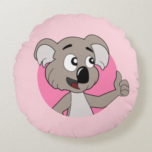 Koala beer cartoon rond kussen