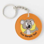 Koala beer cartoon sleutelhanger (Voorkant)