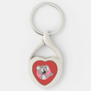 Koala beer cartoon sleutelhanger