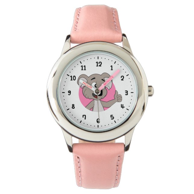 Koala beer cartoon watch horloge (Voorkant)