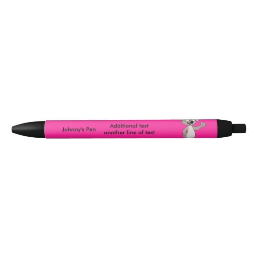 Koala beer cartoon zwarte inkt pen (Voorkant)