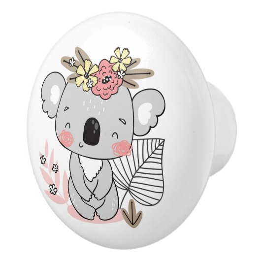 Koala Beer Ceramic Knob Keramische Knop (Rechts)