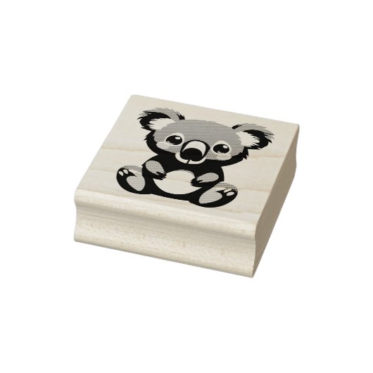 Koala Beer Crafting Rubberstempel (Stempel)