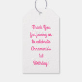 Koala Beer Cute Kind Birthday Party Cadeaulabel (Achterkant)