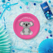 Koala Beer Cute Kind Birthday Party Papieren Bordje (Feest)