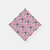 Koala Beer Cute Kind Birthday Party Servet (Hoek)