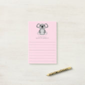 Koala Beer Cute Kind Post-it® Notes (Op bureau)