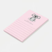 Koala Beer Cute Kind Post-it® Notes (Schuin)