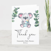 Koala beer dank u baby shower