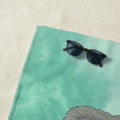 Koala Beer Design Beach Towel Strandlaken (In situ)