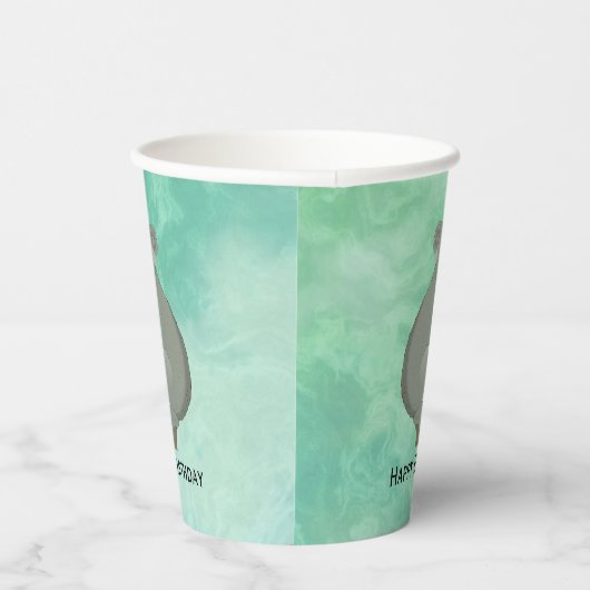 Koala Beer Design Paper Cups Papieren Bekers (Rechts)