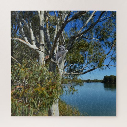 Koala-Beer die in de gomboom slapen, Legpuzzel (Verticaal)