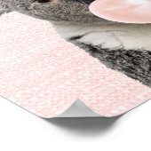 KOALA BEER DIE ROZE KAUWGOM BLAAT POSTER (Hoek)