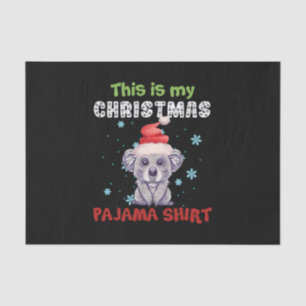 Koala Beer Dit is mijn kerstpajama Shirt Tissuepapier