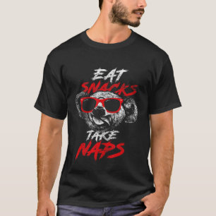 Koala Beer Eat Snacks nemen kranen T-shirt