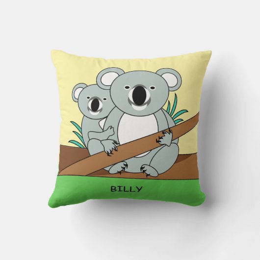 Koala-Beer en Baby Kussen (Achterkant)