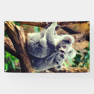 KOALA BEER EN CUB BANNER MET GROMMETS