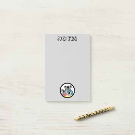 Koala Beer Family Post-It Notes (Op bureau)