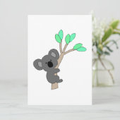 Koala Beer Feestdagenkaart (Staand voorkant)