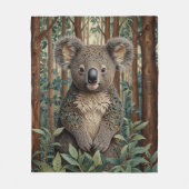Koala Beer Fleece Deken (Voorkant)