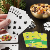 Koala beer geel patroon pokerkaarten (Insitu)