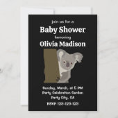 Koala-Beer geslachtsneutraal Baby shower Kaart (Voorkant)