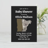 Koala-Beer geslachtsneutraal Baby shower Kaart (Staand voorkant)