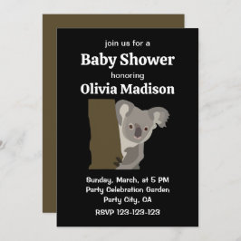 Koala-Beer geslachtsneutraal Baby shower Kaart
