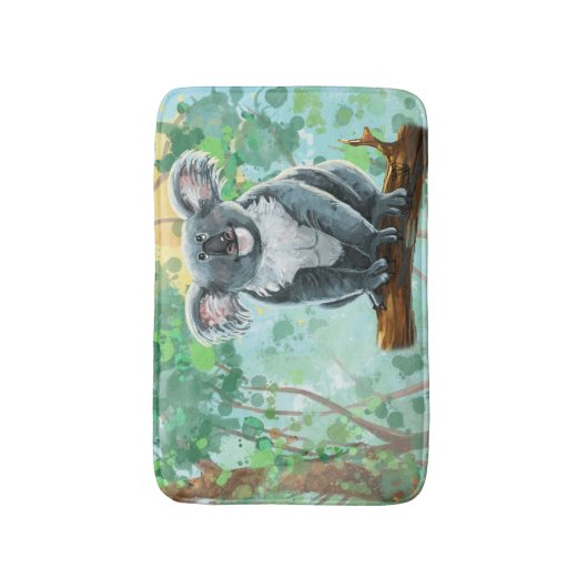 Koala Beer Gifts & Accessoires Badmat (Voorkant Verticaal)
