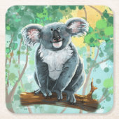 Koala Beer Gifts & Accessoires Kartonnen Onderzetters (Voorkant)
