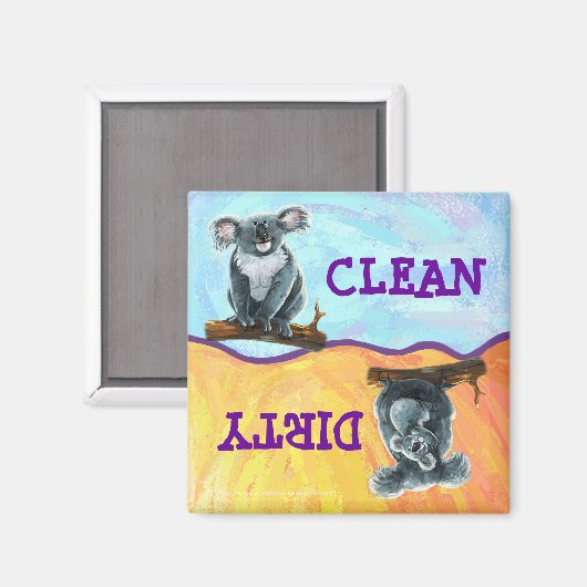 Koala Beer Gifts & Accessoires Magneet (Voorkant / Achterkant)