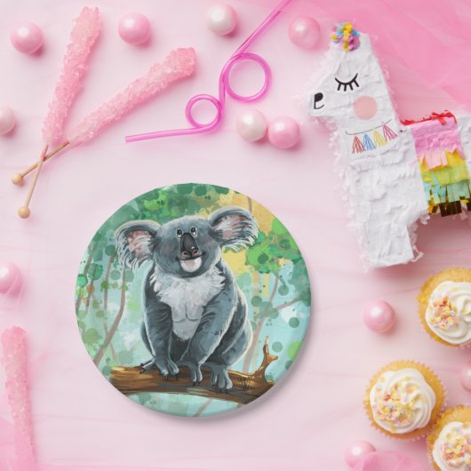 Koala Beer Gifts & Accessoires Papieren Bordje (Feest)