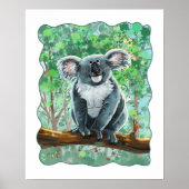 Koala Beer Gifts & Accessoires Poster (Voorkant)