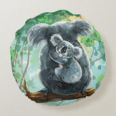 Koala Beer Gifts & Accessoires Rond Kussen (Achterkant)