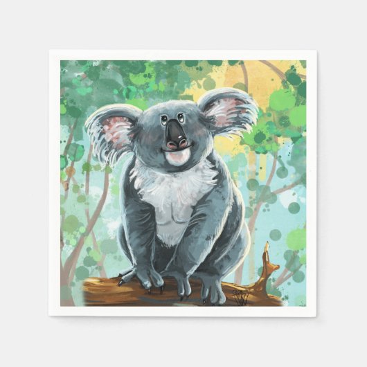 Koala Beer Gifts & Accessoires Servet (Voorkant)