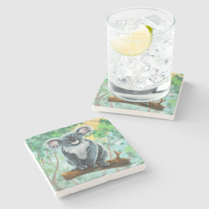 Koala Beer Gifts & Accessoires Stenen Onderzetter