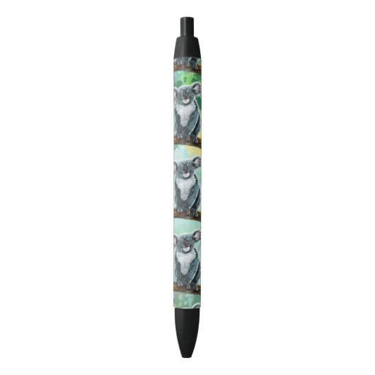 Koala Beer Gifts & Accessoires Zwarte Inkt Pen (Voorkant Verticaal)
