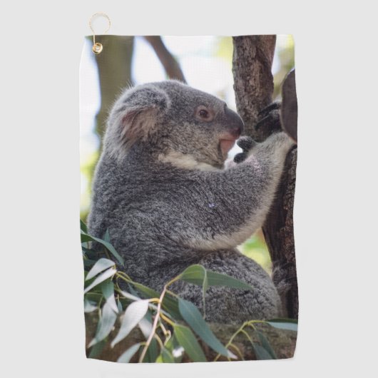 Koala Beer Golf Towel Golfhanddoek (Voorkant)