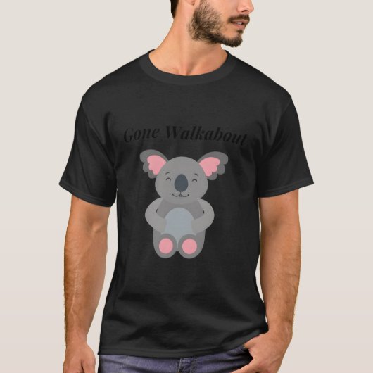 Koala Beer Gone Walkabout Voor en T-shirt (Voorkant)