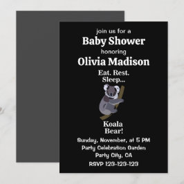 Koala Beer Grappige Baby Shower Kaart