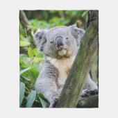 Koala Beer Grote vlootsbank Fleece Deken (Voorkant)