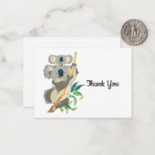 Koala Beer - Hartelijk dank Notitiekaartje (Voorkant / Achterkant in situ)