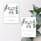 Koala Beer Hoe groot is mama's buik? Informatiekaartje