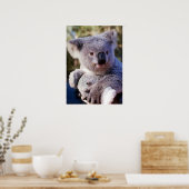 Koala Beer Holding A Koala Beer Poster (Keuken)