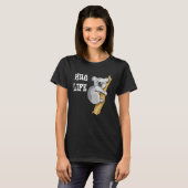 Koala Beer Hug Funny Quote Cool Afbeelding Koala T-shirt (Voorkant volledig)