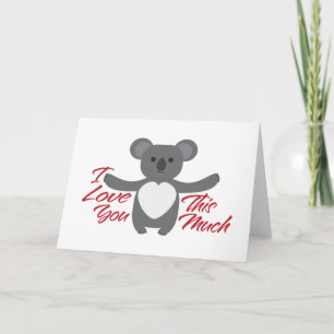 Koala Beer Ik Hou Zoveel Van Jou Kaart